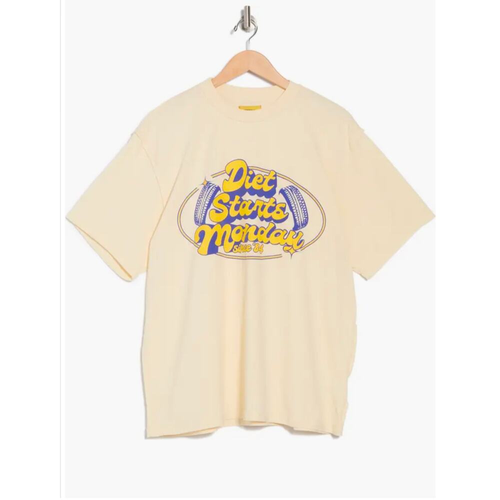 Diet Starts Monday Cream T-Shirt XL - Picture 5 of 15
